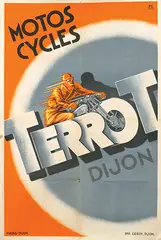 Faye, Motos Cycles Terrot Dijon, poster