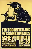 Gerard Hordijk, Tentoonstelling Wegencongres Scheveningen, 1920, poster