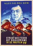 Initial S, Alles sal reg kom (everything will be alright) Strijdt mee in de Waffen SS (Paul Kruger, president of the South African Boer Republic from 1883 to 1900), 1942, poster