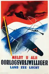 Patrick C. Keely, Meldt u als Oorlogsvrijwilliger, 1944, poster