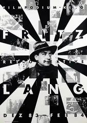 Paul Brühwiler, Filmpodium-Kino Fritz Lang Retrospetive, 1983, poster