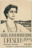 Hans Unger, Saechs. Kunst-Austellung Dresden, 1903, poster