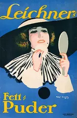 Rolf Niczky, Leichner's Fett-Puder, 1906, poster