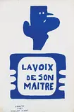 Comité Unef Ecoles D'Art, La Voix de son Maitre (de Gaulle), poster