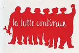 Atelier Populaire, La Lutte continue, poster