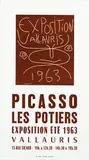 Picasso Les Potiers Exposition Été Vallauris by Pablo Picasso, 1963, poster, sold Jun 2024