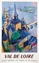 Jacques Ceria Despierre, Val de Loire, 1959, poster