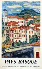 Auguste Durel, Pays Basque, 1964, poster