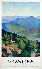 E. Benito, Vosges, 1946, poster
