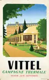 Olivier, Vittel Champagne Thermale (Palace Hotel), 1951, poster