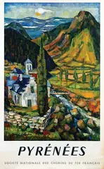 Gérard Cabet, Pyrénées, 1959, poster
