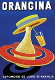 Bernard Villemot, Orangina Espumoso de Jugo de Naranja, poster