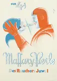 Leonhard F.W. Fries, Massary Perle (cigarettes), 1926, poster
