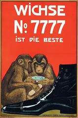 Jean Eschbach, Wichse No. 777 ist die beste München (shoe polish), poster