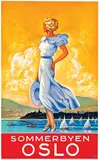 Niels Rohder (1890-1969, Sommerbyen Oslo, 1932, poster