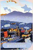 Howard L. Malitte, New Zealand Wellington, 1948, poster, silkscreen