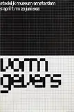 Willem H. Crouwel, stedelijk museum amsterdam vormgevers, 1968, poster