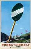 Herbert Leupin, Furka-Oberalp Switzerland, 1949, poster