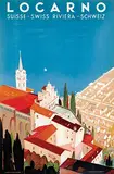 Daniele Buzzi, Locarno Swiss Riviera, 1944, poster