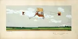 Marguerite Montaut, Coupe Gordon Bennett (Glen Curtiss in his Curtis no. 2), 1909, poster, lithograph