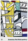 Roy Lichtenstein, America: the third century Bicentennial, 1975, poster