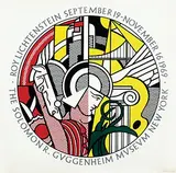 Roy Lichtenstein, Solomon R. Guggenheim Museum Roy Lichtenstein, 1968, poster, silkscreen