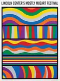 Sol LeWitt, Lincoln Center's Mostly Mozart Festival, poster, silkscreen
