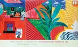 David Hockney, Metropolitan Museum of Art New York David Hockney : A Retrospective, 1988, poster