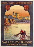Alo, Vallée Du Rhône Avignon Cité des Papes PLM, poster