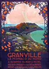 Géo Dorival, Granville Le Monaco du Nord, 1914, poster