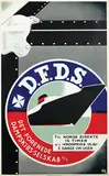 Helge Refn, D.F.D.S. Til Norge Direkte (m.s. Kronprins Olav), 1938, poster