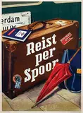 Jan de Haan, NS Reist Per Spoor, 1949, poster