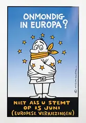 Opland, Onmondig in Europa ? (Europese Verkiezingen), 1989, poster