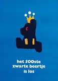 Hendrik Magdalenus (Dick) Bruna, het 500ste zwarte beertje is los, 1962, poster