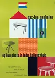 pas-toe meubelen utrecht by Harry N. Sierman & Gerard Wernars, poster, sold Jun 2024