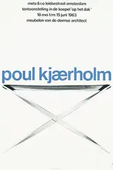 Benno Wissing, metz & co amsterdam poul kjaerholm, 1963, poster