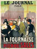 Francisque Poulbot, Le Journal La Fournaise Pierre Sales, 1913, poster