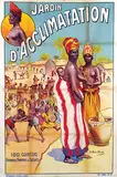 Jardin d'Acclimatation 180 Guinéens Hommes, Femmes & Enfants by Gil Baer & Charles Manciet, poster, sold Jun 2024