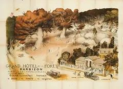 Jean Veber, Grand Hôtel de la Fôret Barbizon, poster
