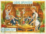 Vincent Lorant-Heilbronn, Movie: Cinéma Pathé's "Cuisine Diplomatique", 1908, poster