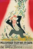 Antal Diósy, Millionair Tegen Wil en Dank, 1926, poster