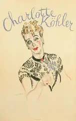 Jan Sluijters, Charlotte Köhler, 1942, poster