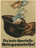 Louis Oppenheim, Die beste Sparkasse: Kriegsanleihe!, 1918, poster