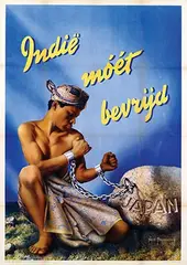 Nico Broekman, Japan Indië móét bevrijd, poster