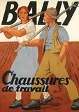Emil Cardinaux, Bally Chaussures de travail, 1935, poster
