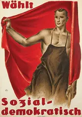 Carl F. Moos, Wählt Sozialdemokratisch, 1925, poster