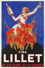 Robys, Kina Lillet, 1937, poster
