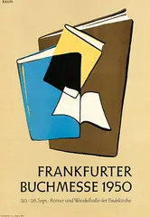 Walter Baum, Frankfurter Buchmesse, 1950, poster