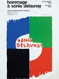 musée national d'art moderne paris hommage à sonia delauney by Sonia Delaunay, 1975, poster, sold Feb 2024