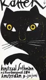 Dick Elffers, Kunstzaal Sothmann Amsterdam Katten, 1956, poster